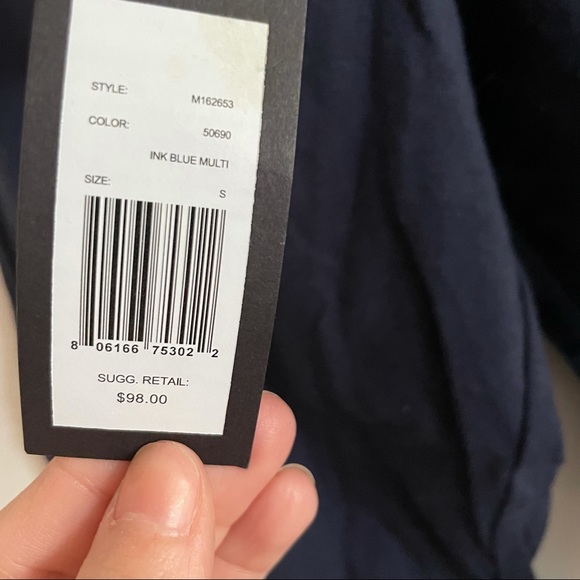 Marc jacobs navy leggings with black piping on the sides - Picture 6 of 7